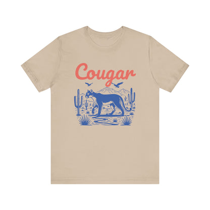 Cool Cougar Graphic T Shirt