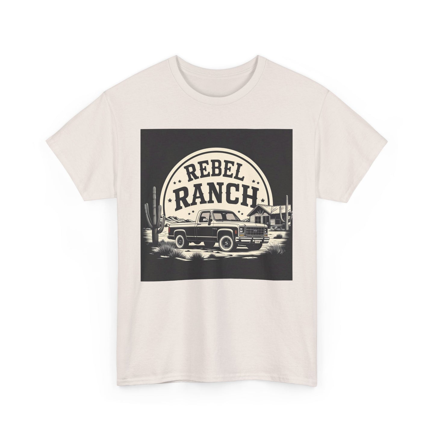 Classic Rebel Ranch Logo with Bold Contrast