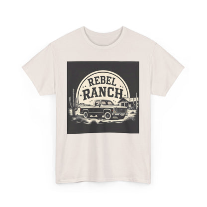 Classic Rebel Ranch Logo with Bold Contrast