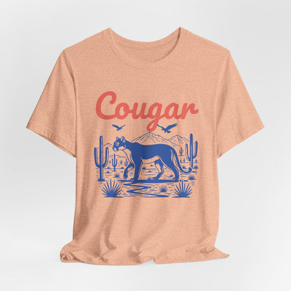 Cool Cougar Graphic T Shirt