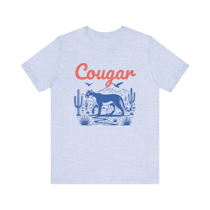 Cool Cougar Graphic T Shirt