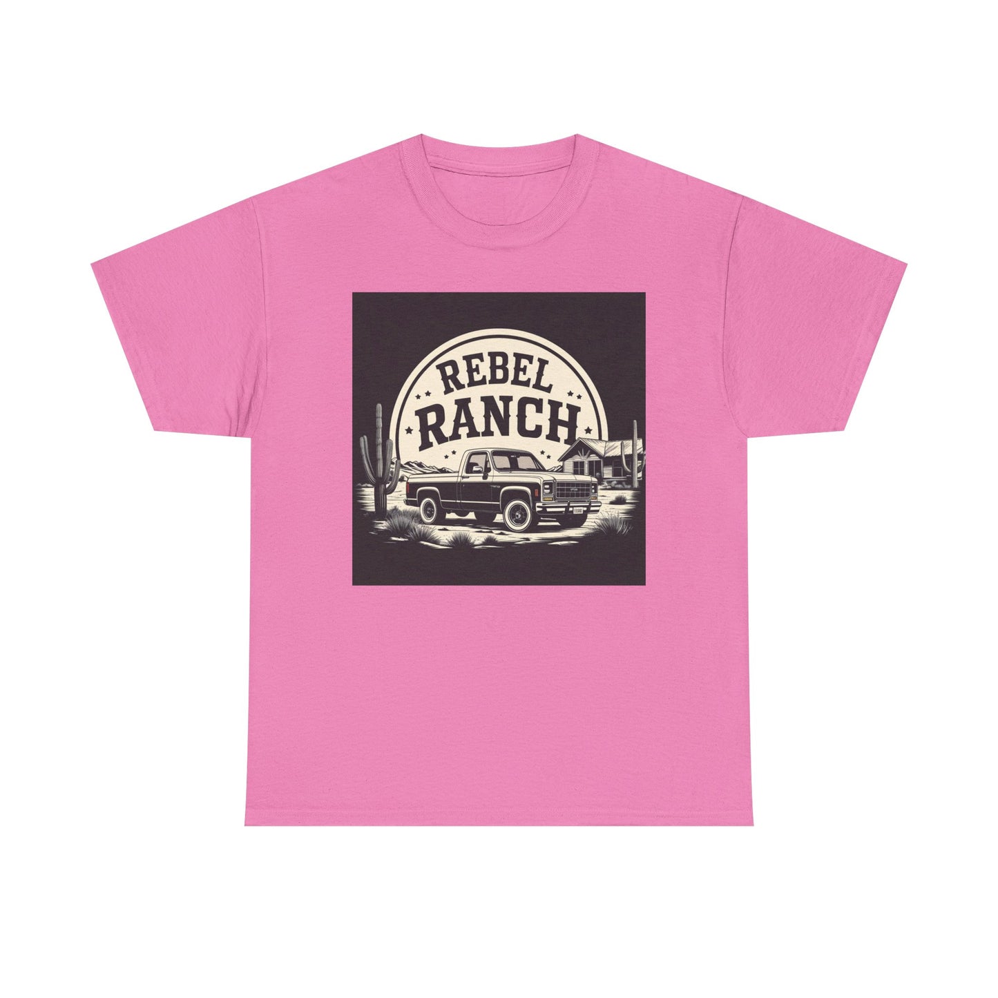 Classic Rebel Ranch Logo with Bold Contrast