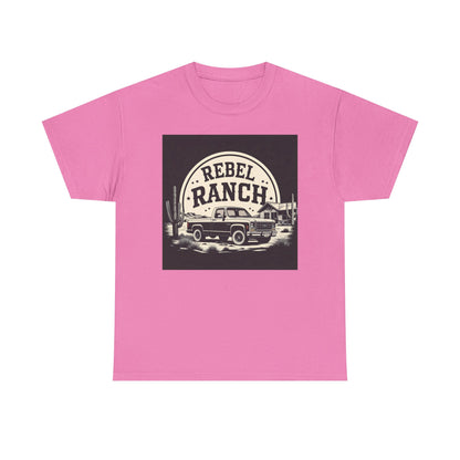 Classic Rebel Ranch Logo with Bold Contrast